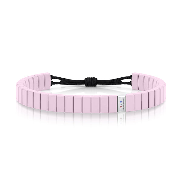 bracelet cordon diamant(s)  naturel(s) de mine extra blanc argent ceramique salted butter