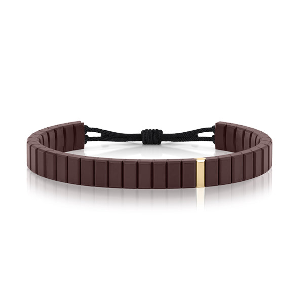 bracelet cordon diamant(s)  naturel(s) de mine extra blanc or jaune ceramique salted butter