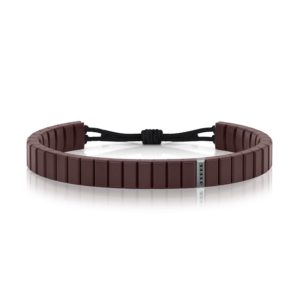 bracelet cordon diamant noir or noir ceramique salted butter