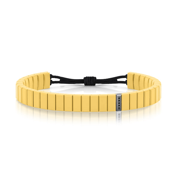 bracelet cordon diamant noir or noir ceramique salted butter