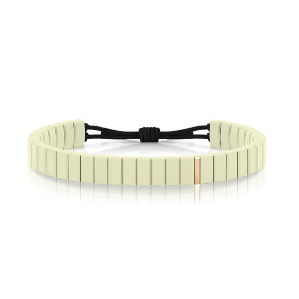 bracelet cordon or jaune ceramique salted butter
