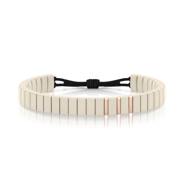 bracelet cordon or rose ceramique salted butter